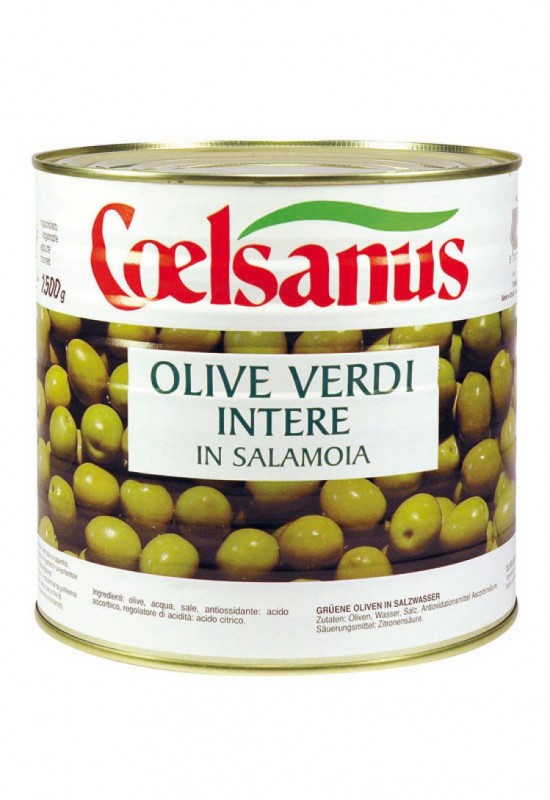 Olives vertes entières 